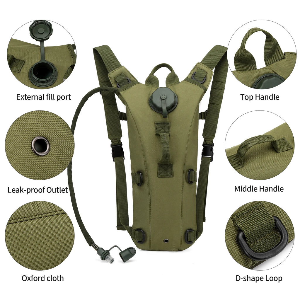 Mochila Táctica De Hidratación De Agua