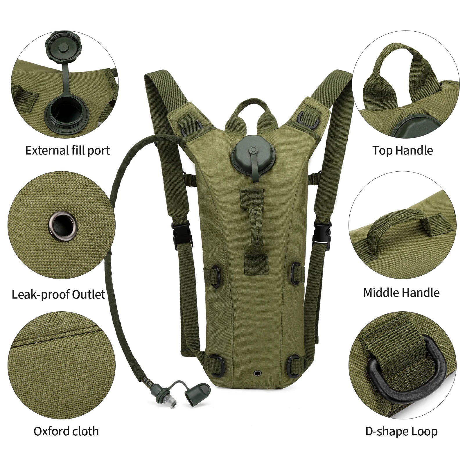Mochila Táctica De Hidratación De Agua