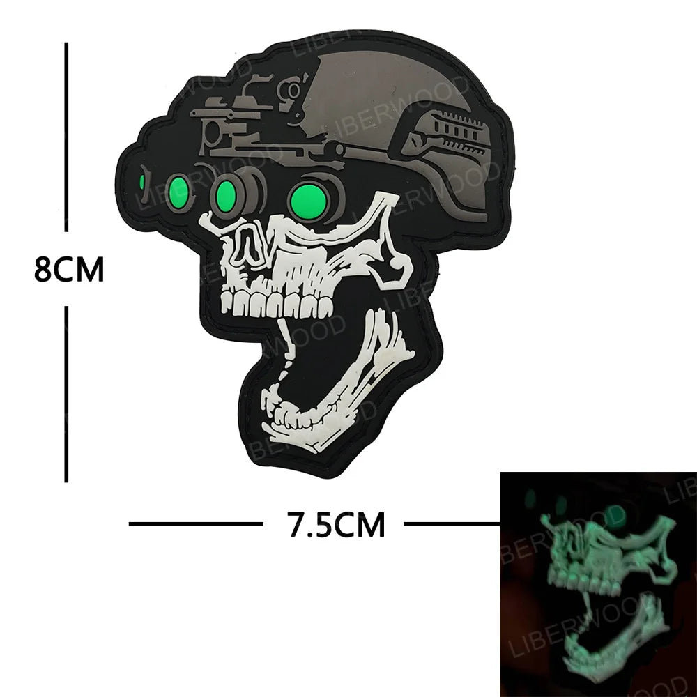Parches Tacticos Calaveras