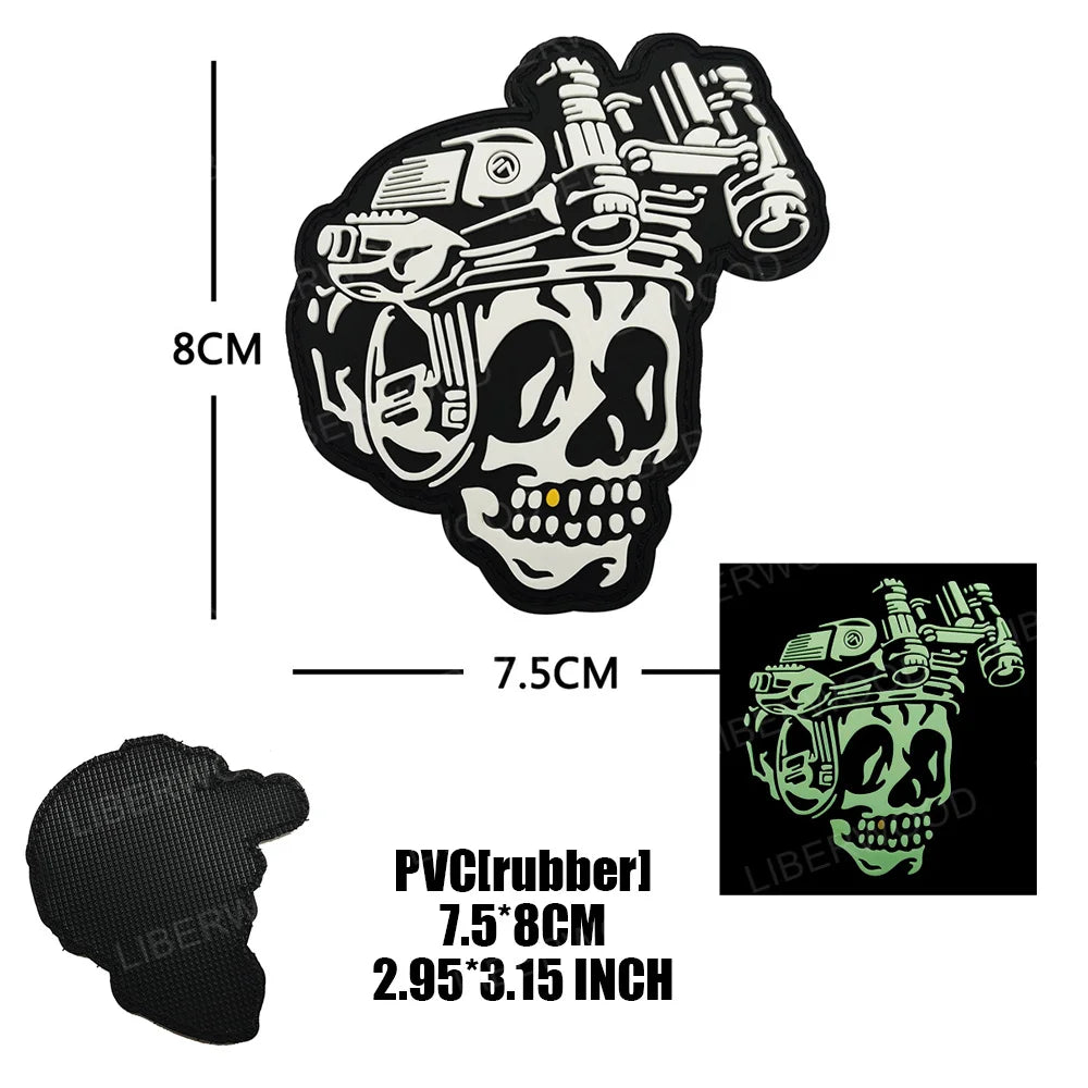 Parches Tacticos Calaveras