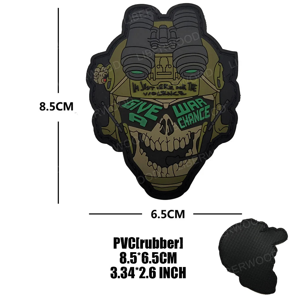 Parches Tacticos Calaveras