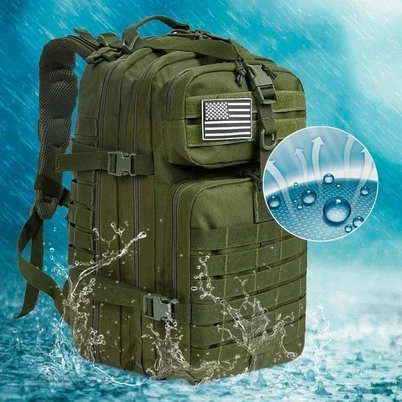 Mochila Impermeable De Nailon 1000D De 30L/50L