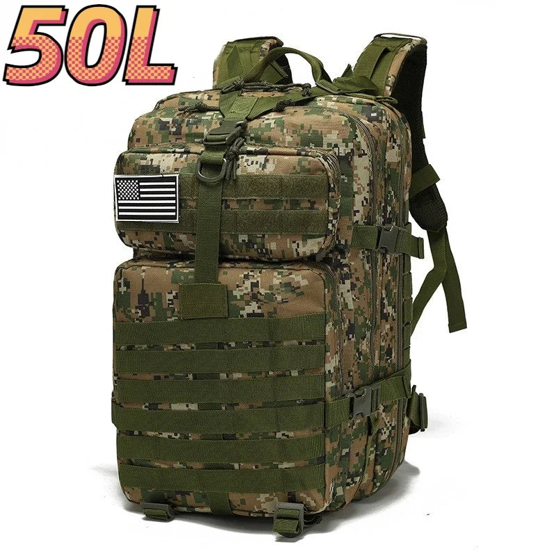 Mochila Impermeable De Nailon 1000D De 30L/50L