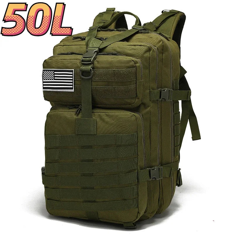 Mochila Impermeable De Nailon 1000D De 30L/50L