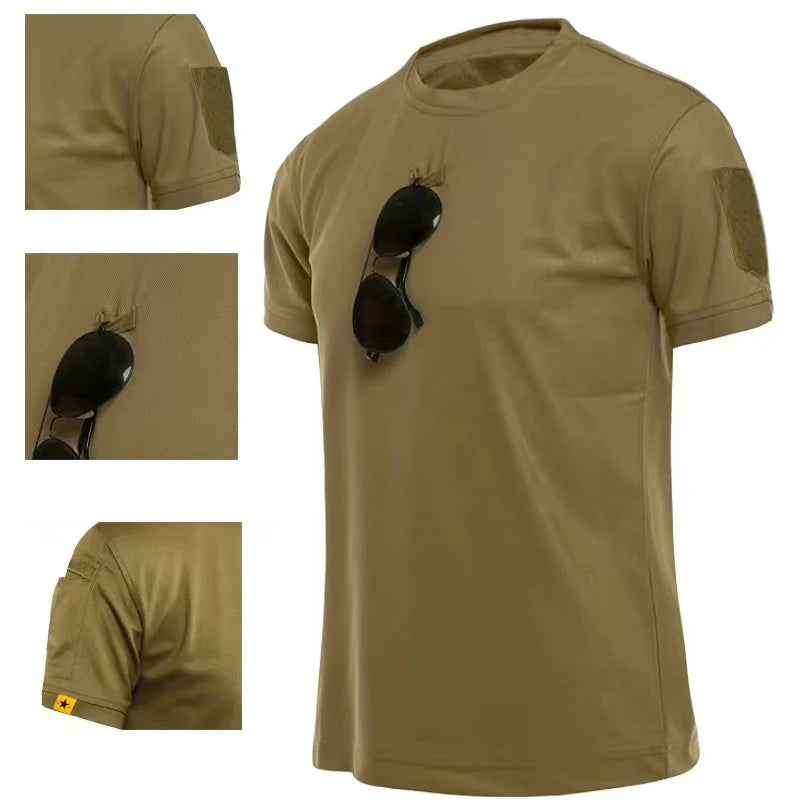 Camiseta Táctica Militar Secado Rapido