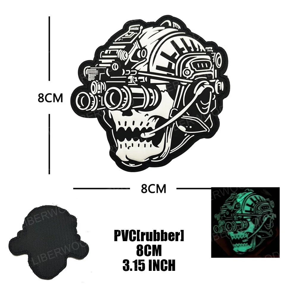 Parches Tacticos Calaveras