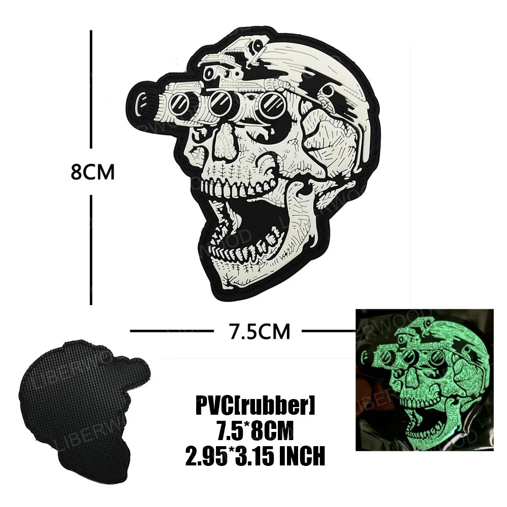 Parches Tacticos Calaveras
