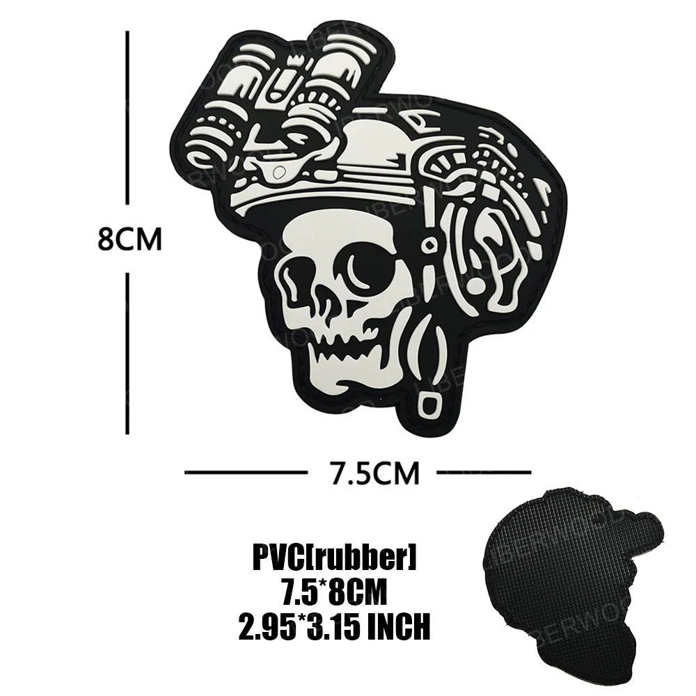 Parches Tacticos Calaveras