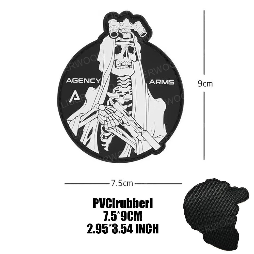 Parches Tacticos Calaveras