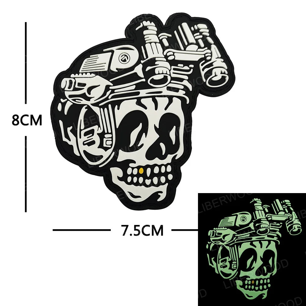 Parches Tacticos Calaveras