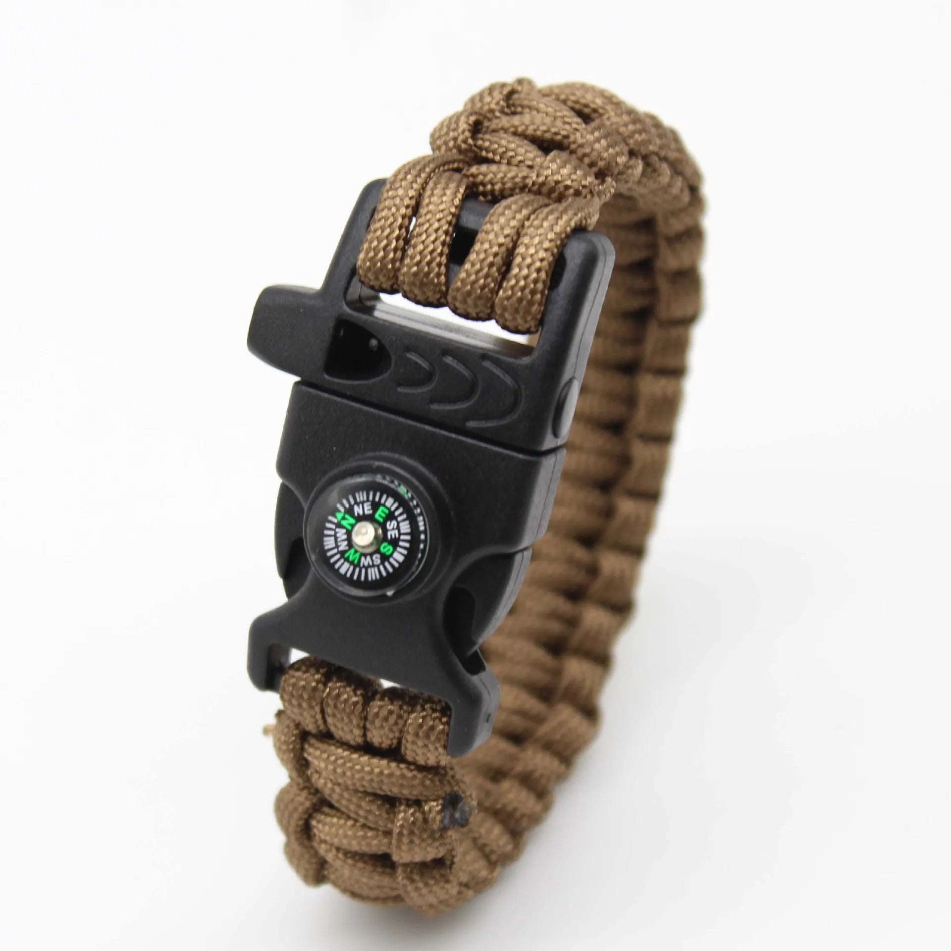 Pulsera De Supervivencia Multifuncional Tejida Con Cuerda
