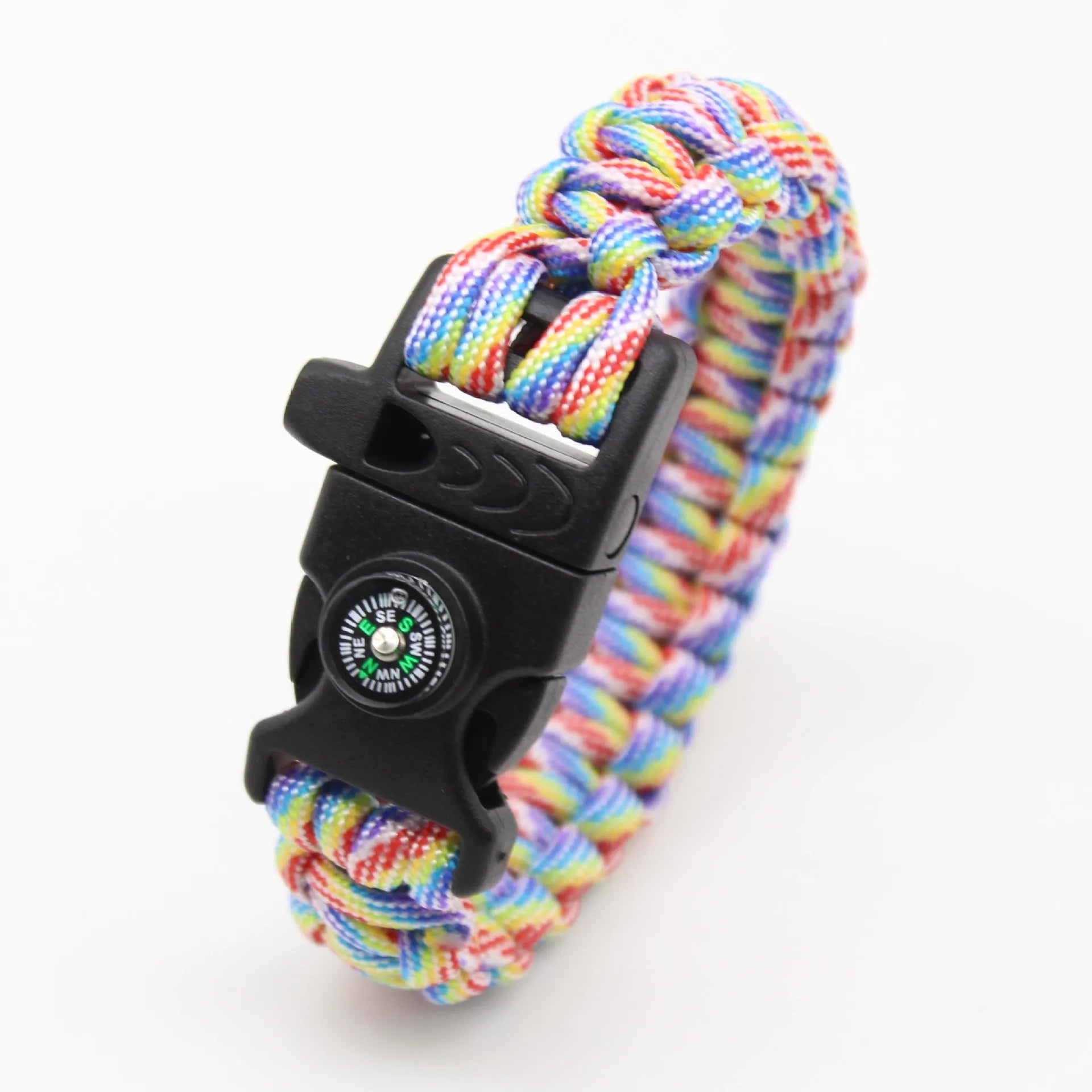 Pulsera De Supervivencia Multifuncional Tejida Con Cuerda