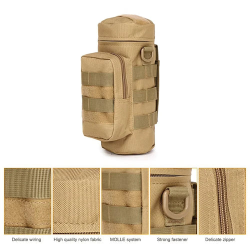 Bolsa Táctica Molle Para Botella De Agua