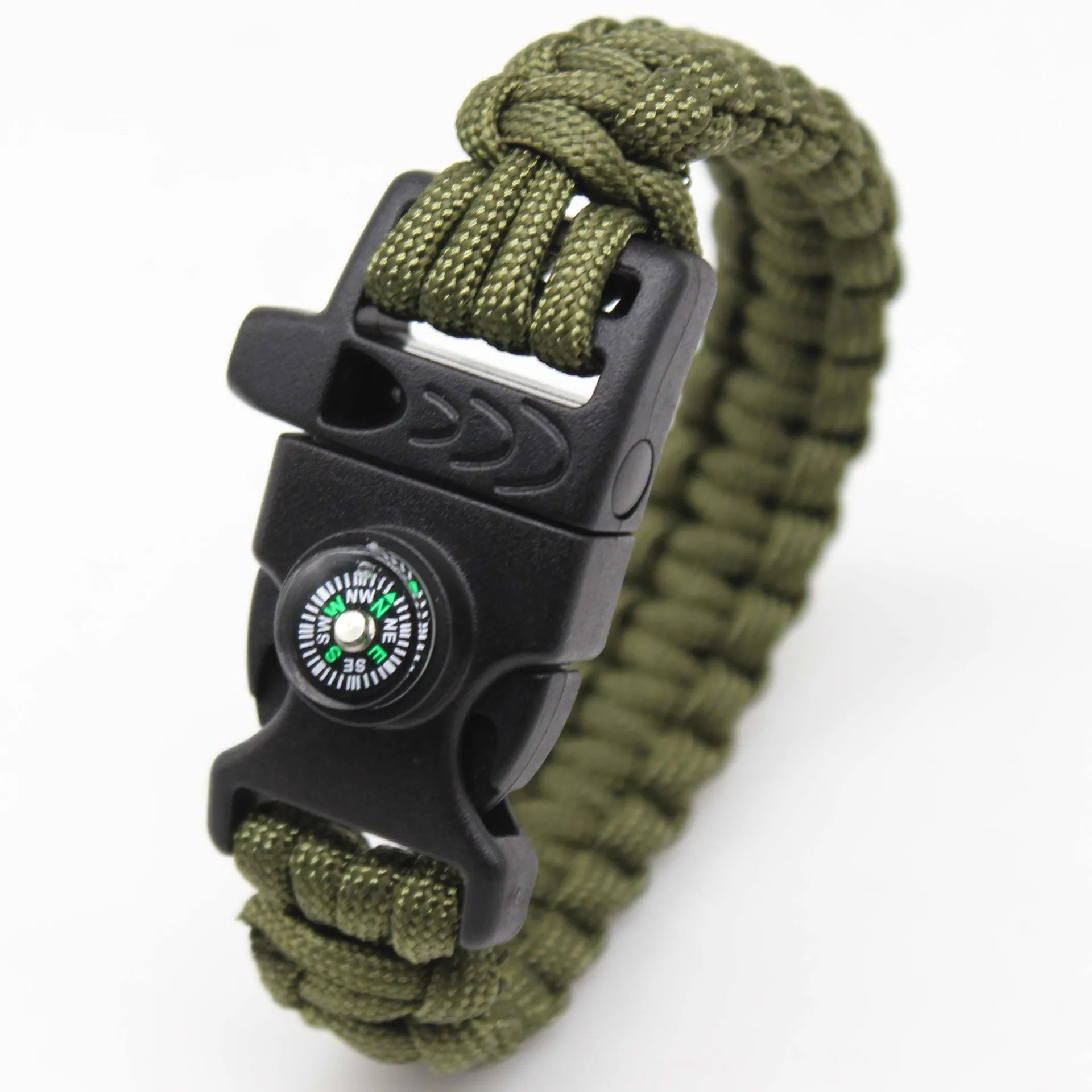 Pulsera De Supervivencia Multifuncional Tejida Con Cuerda
