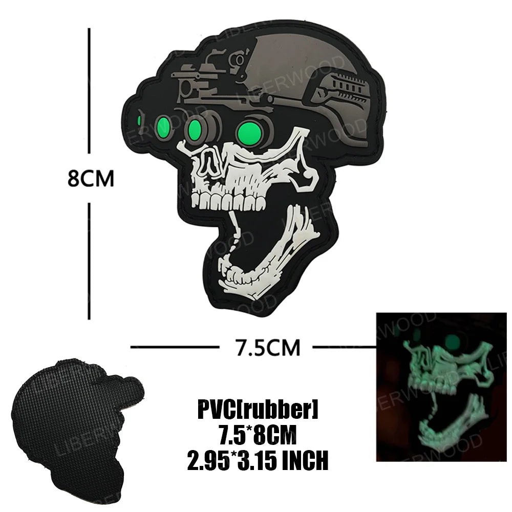 Parches Tacticos Calaveras