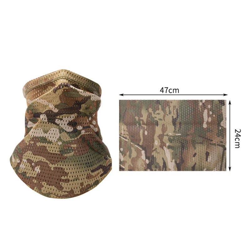 Pañuelo Tactico De Malla Militar