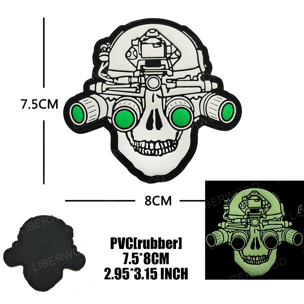 Parches Tacticos Calaveras