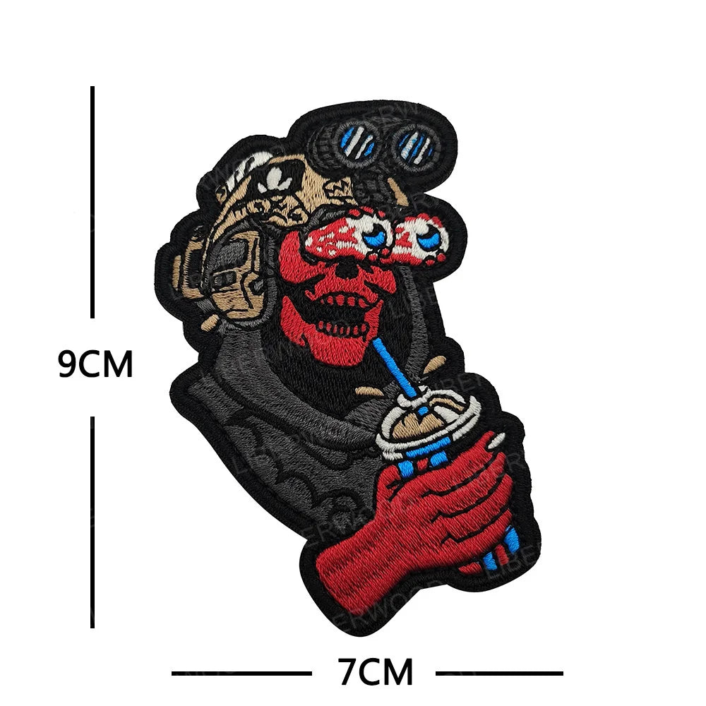 Parches Tacticos Calaveras