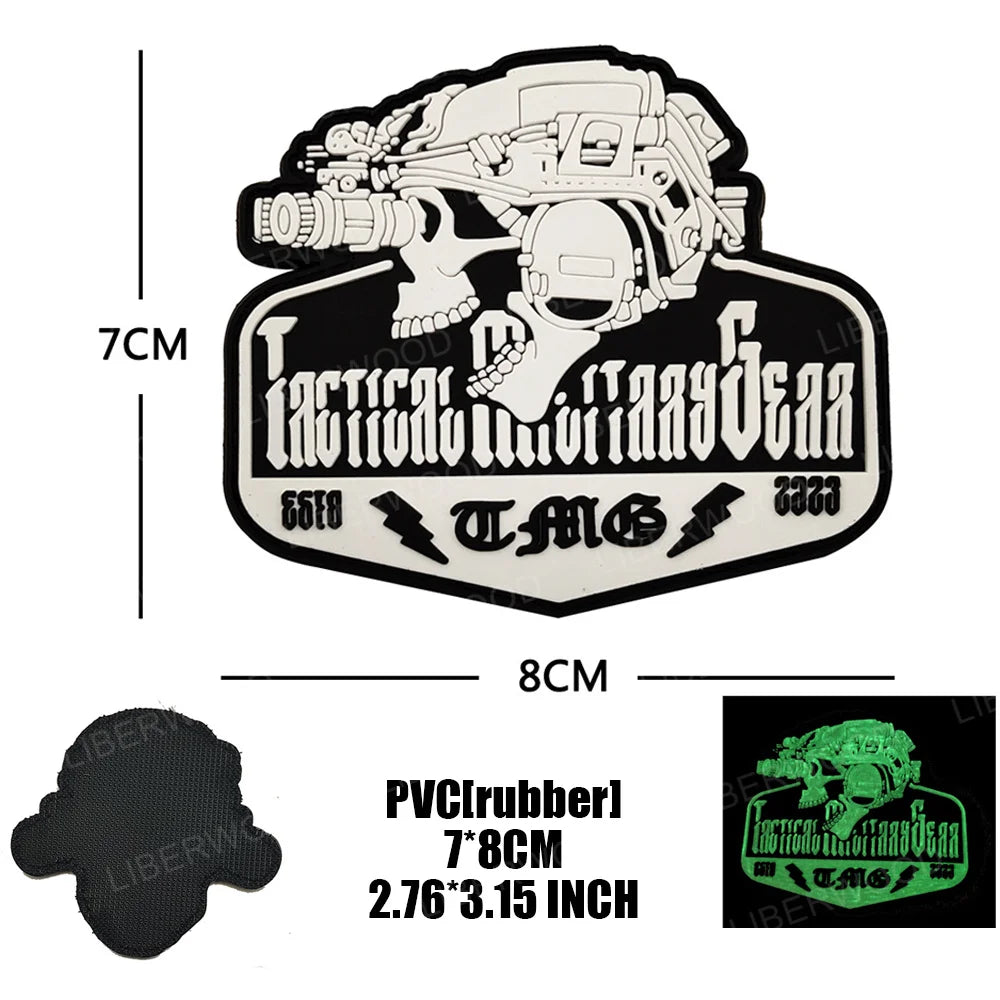 Parches Tacticos Calaveras